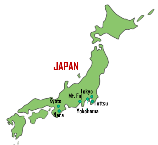 Sister City Citizen map